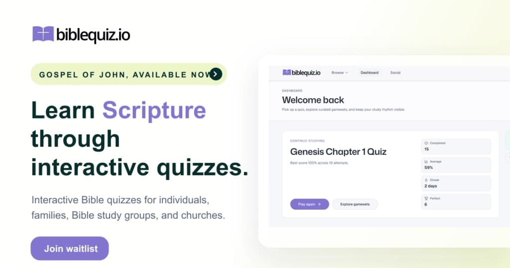 BibleQuiz.io: Learn Scripture — Test your knowledge of the Scriptures