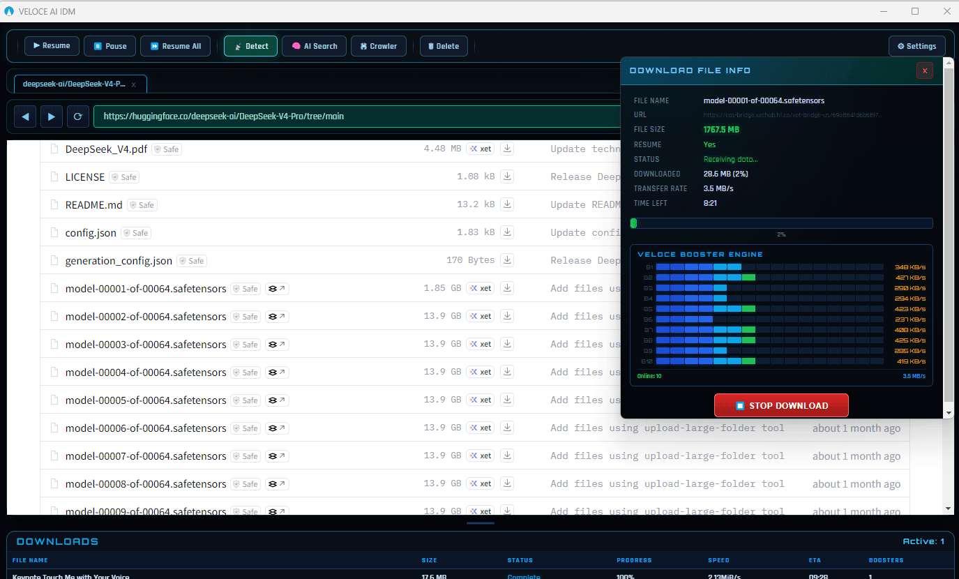 VELOCE AI screenshot 1 of 3