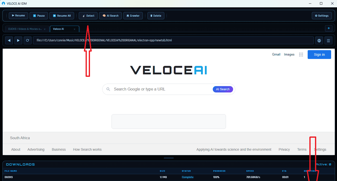 VELOCE AI screenshot 2 of 3