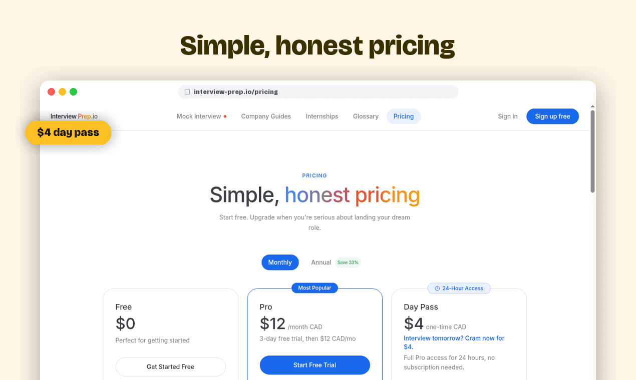 Interview Prep.io screenshot 3 of 6
