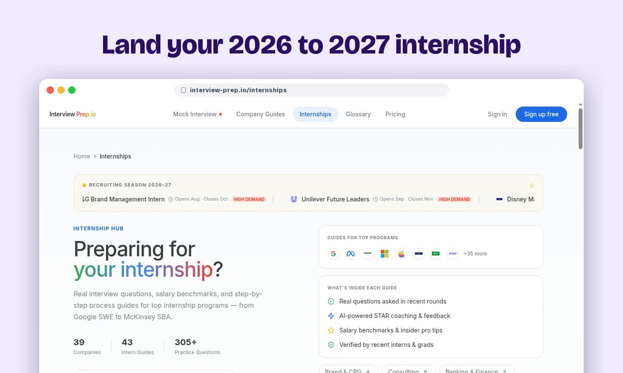 Interview Prep.io screenshot 1 of 6