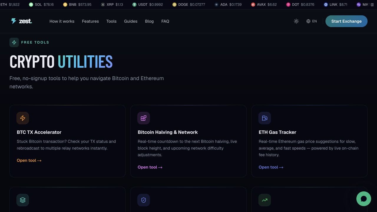 Zest Exchange screenshot 3 of 4