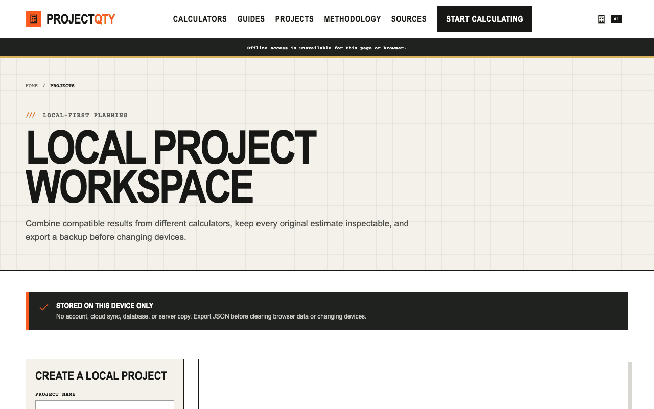 ProjectQty screenshot 3 of 3
