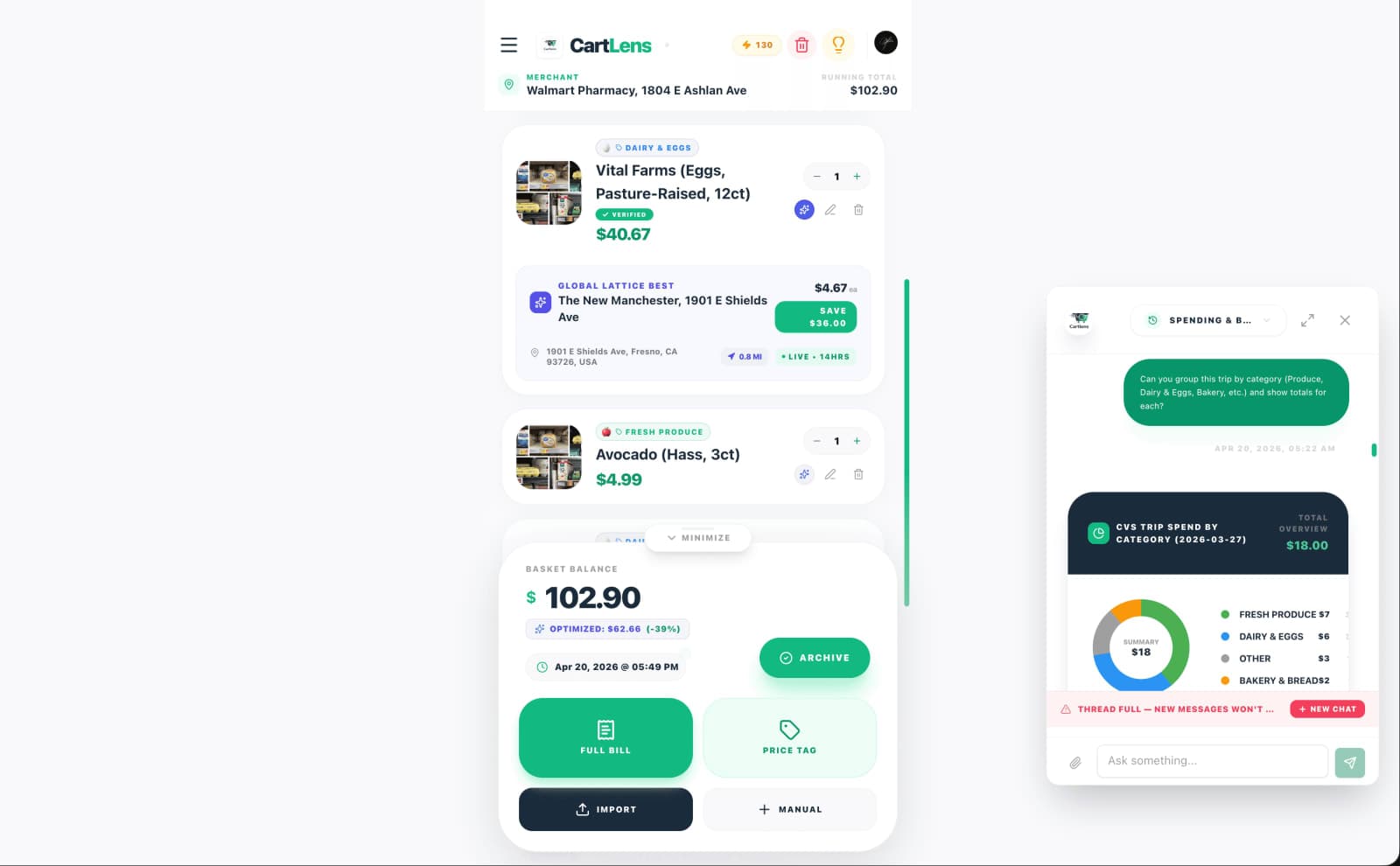 CartLens screenshot 3 of 5