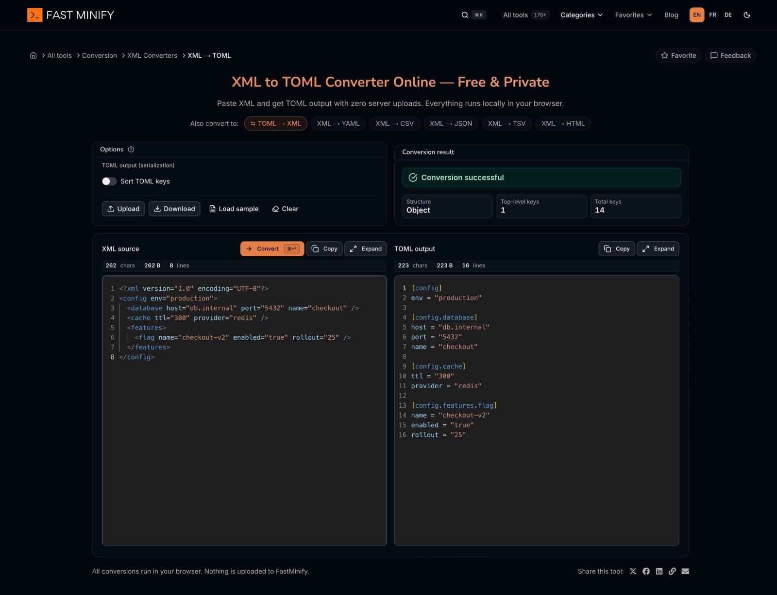FastMinify screenshot 1 of 6