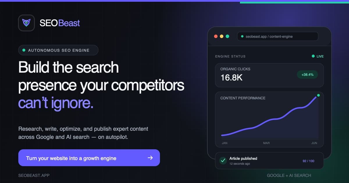 SEOBeast screenshot 1 of 3