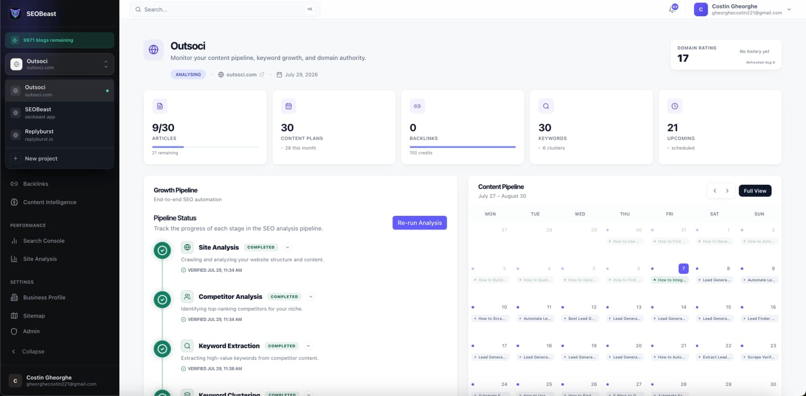 SEOBeast screenshot 3 of 3