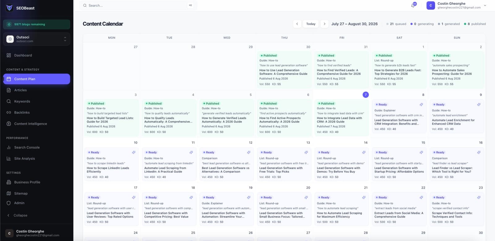 SEOBeast screenshot 2 of 3