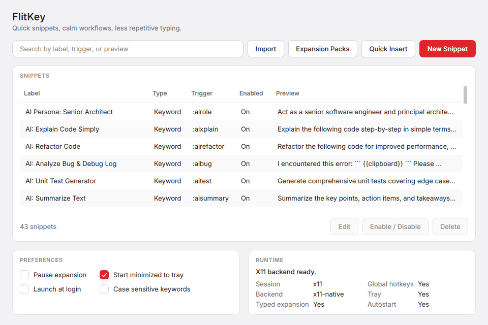 FlitKey screenshot 4 of 6