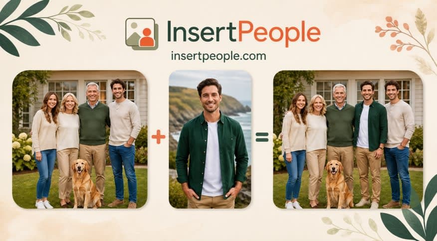 InsertPeople - Add anyone to your photos online