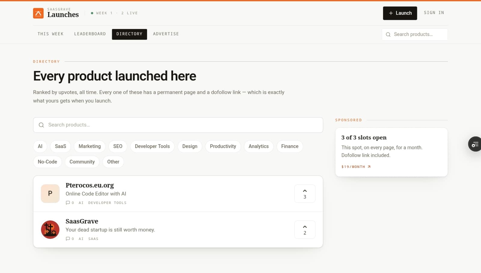SaasGrave Launches screenshot 3 of 4
