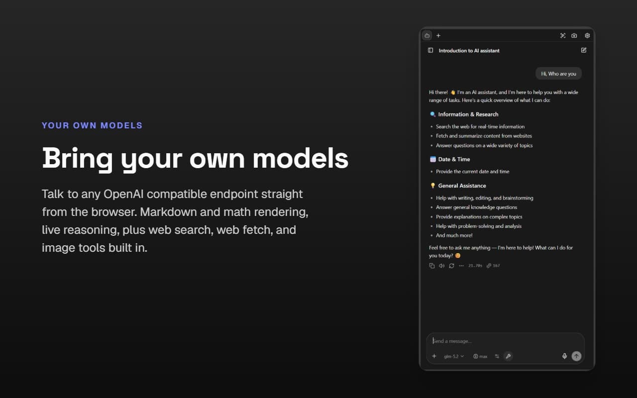 chat.cx | Every AI chat in one panel screenshot 2 of 5