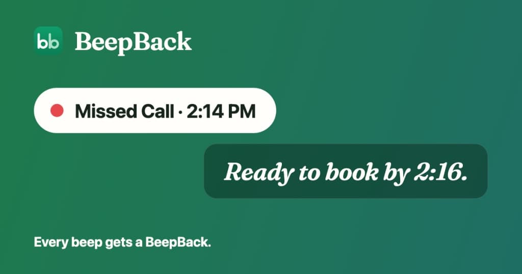 BeepBack - Text back missed calls in seconds.