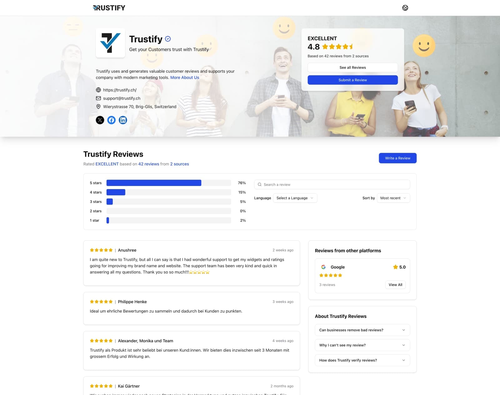 Trustify screenshot 3 of 4