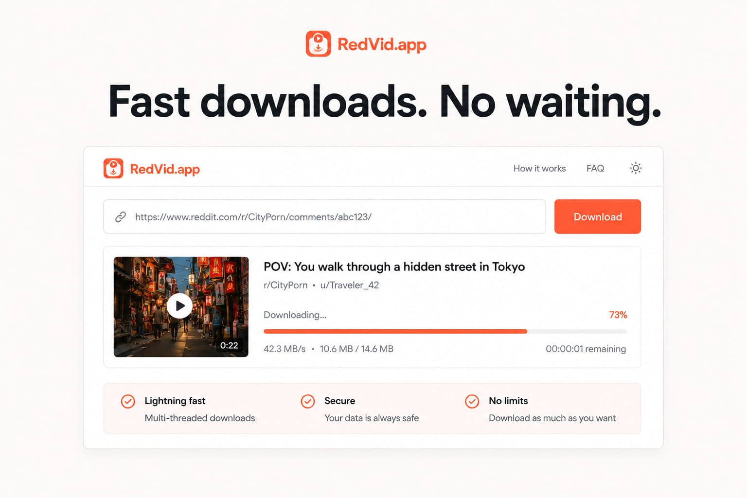 RedVid screenshot 3 of 5