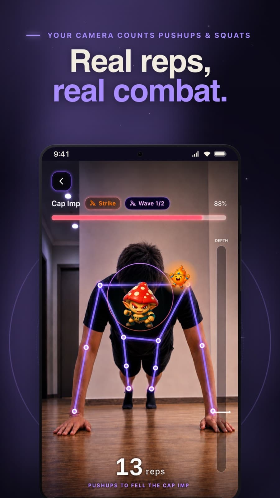 Pushup RPG: Fitness Quest screenshot 1 of 6
