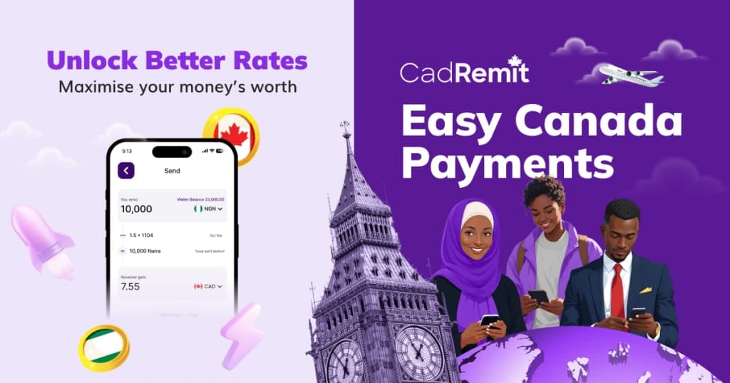 CadRemit - Fast international money transfers