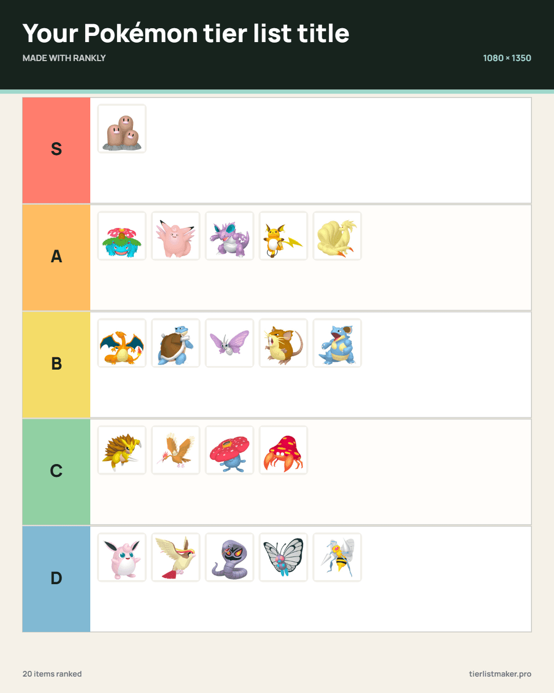 Free Tier List Maker screenshot 2 of 2