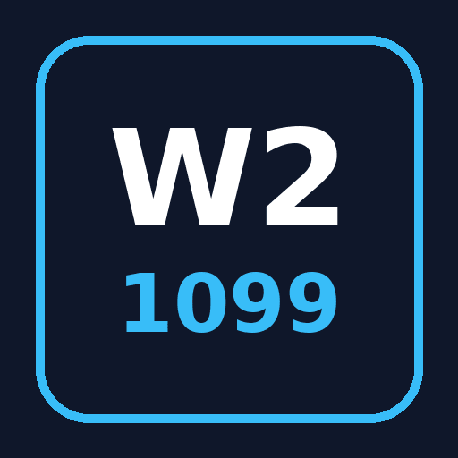 Briefbox W-2 vs 1099 take-home calculator logo