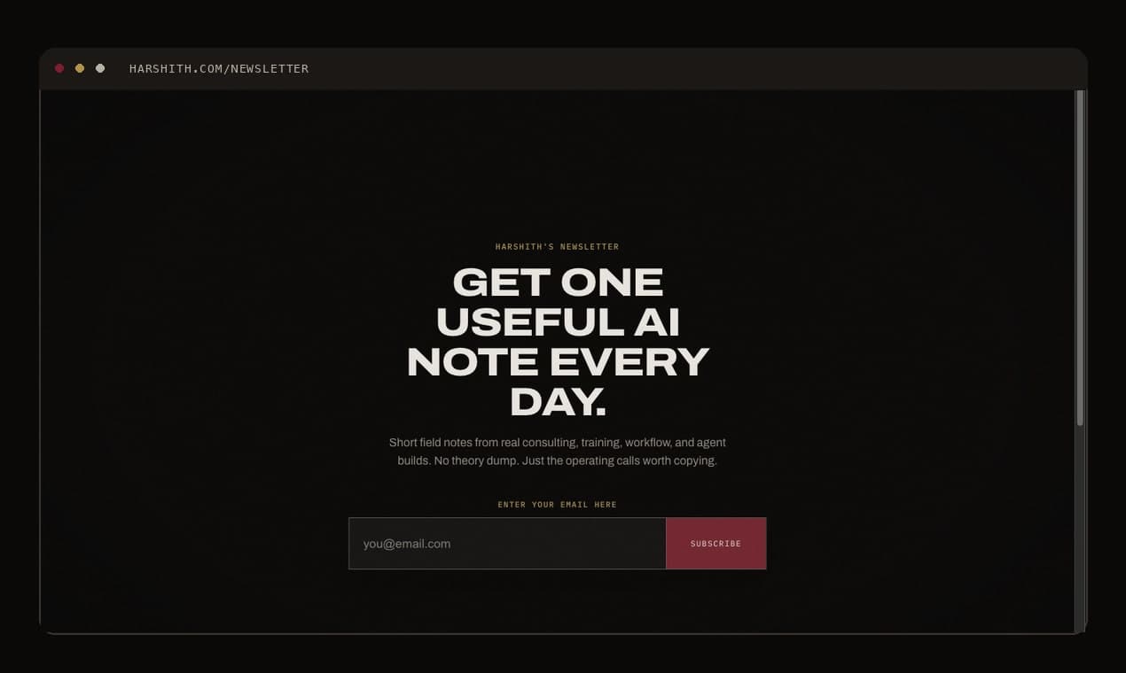 Harshith's Newsletter screenshot 2 of 5