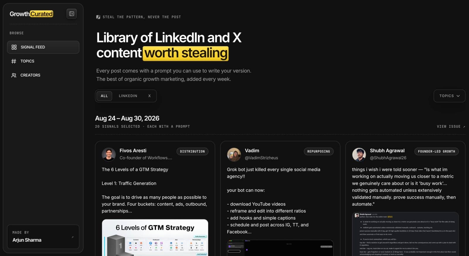 Growth Curated screenshot 1 of 1