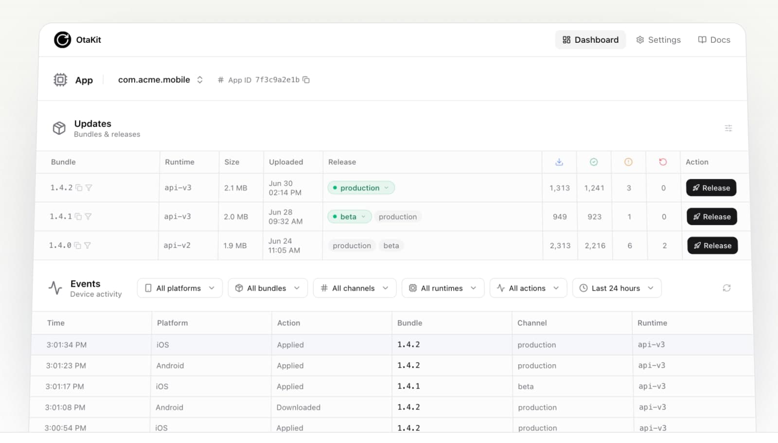 OtaKit screenshot 2 of 2