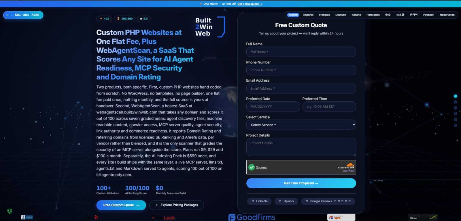 BuiltToWinWeb screenshot 1 of 1