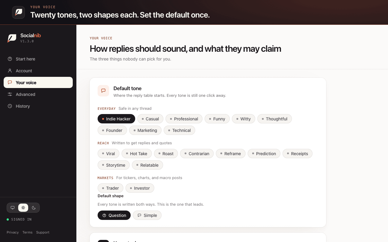 Socialnib screenshot 1 of 5