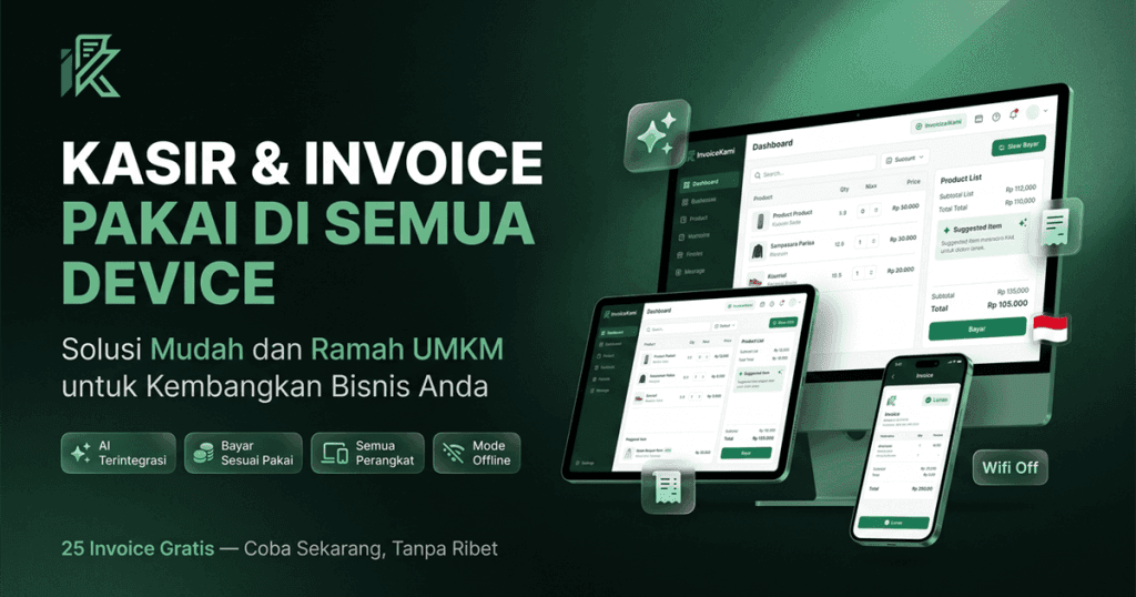 InvoiceKami - POS kasir pintar untuk UMKM