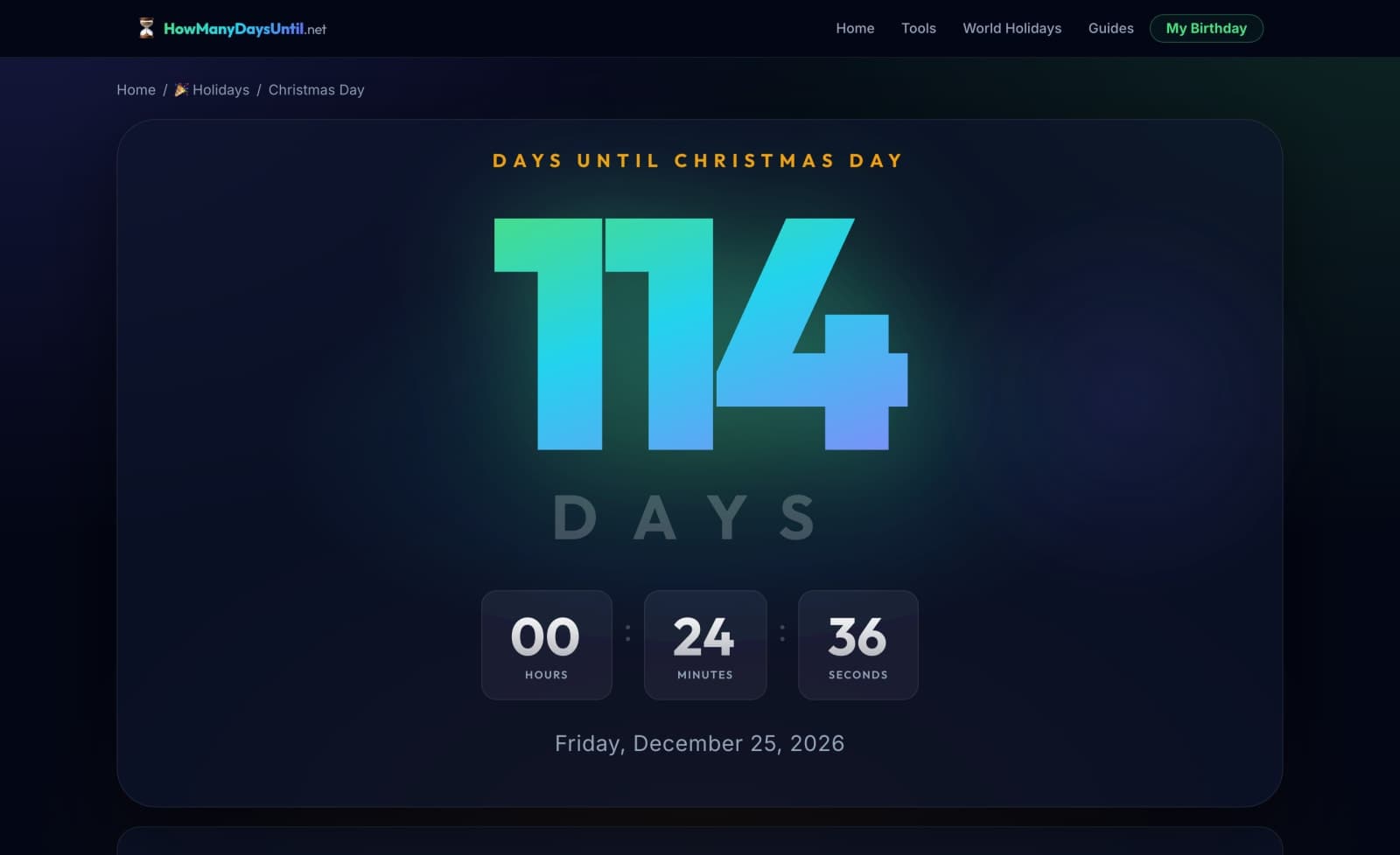 How Many Days Until... screenshot 2 of 5