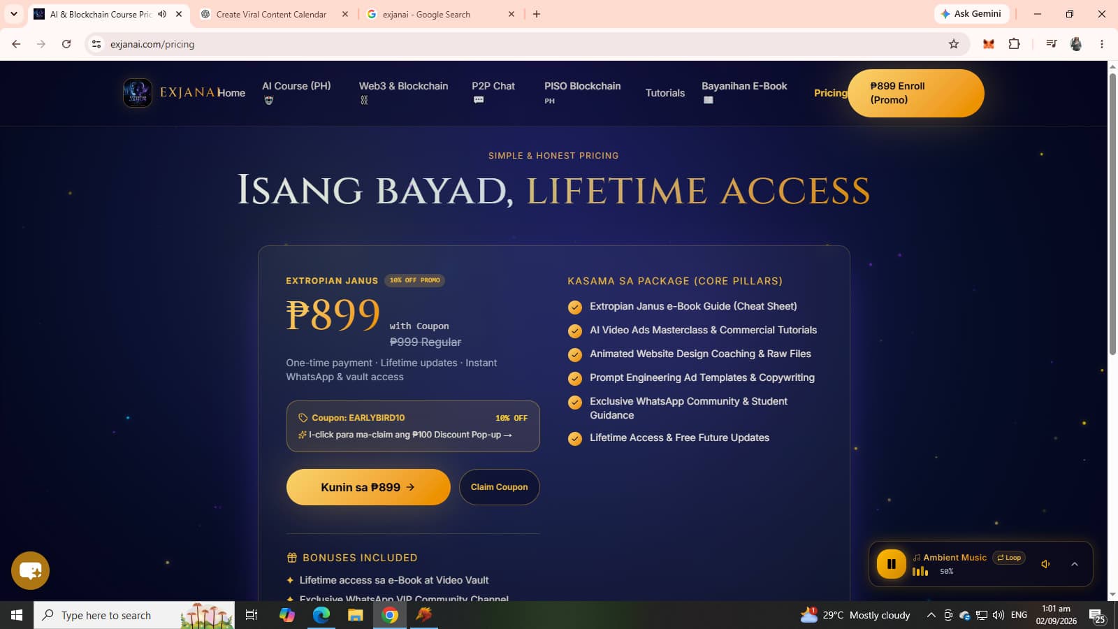 exjanai - The #1 Practical AI Course in the Philippines