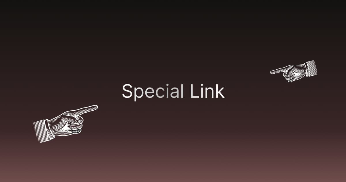 Special Link - Own the link. Get the clicks.