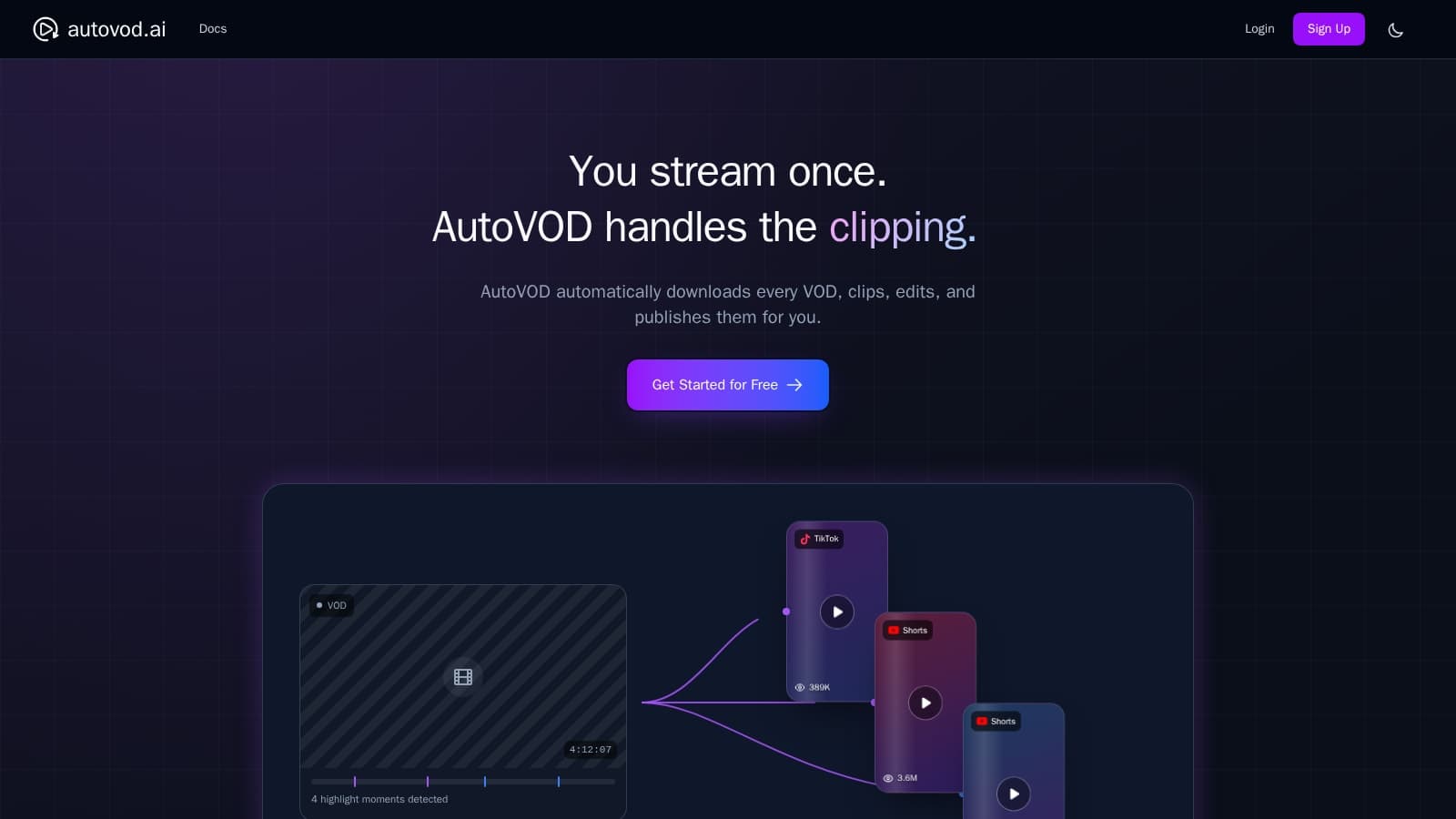 AutoVOD.ai screenshot 1 of 1