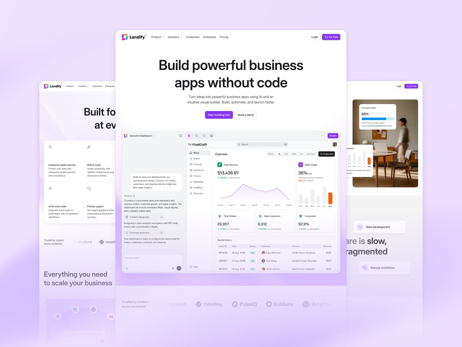 Landify UI screenshot 1 of 3