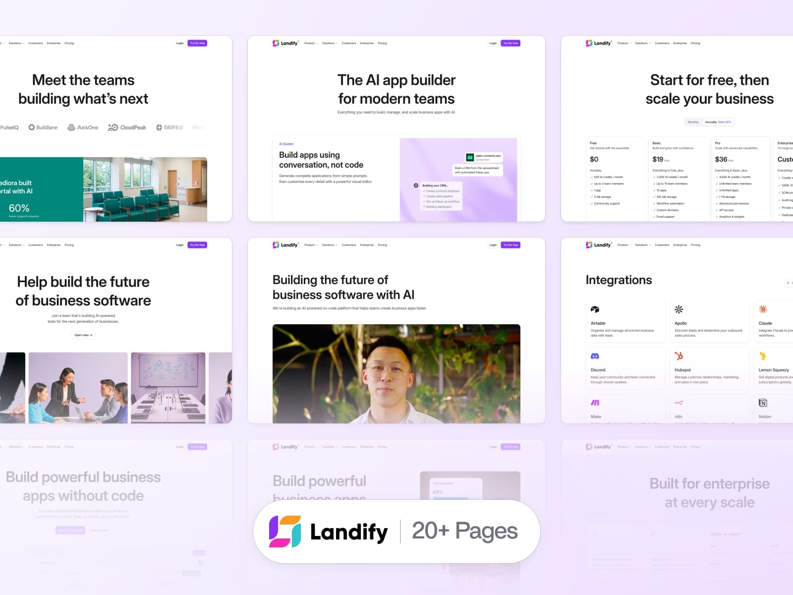 Landify UI screenshot 2 of 3