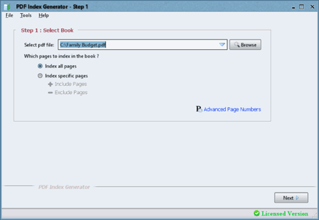 PDF Index Generator screenshot 2 of 6