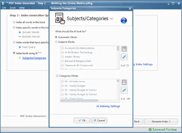 PDF Index Generator screenshot 5 of 6