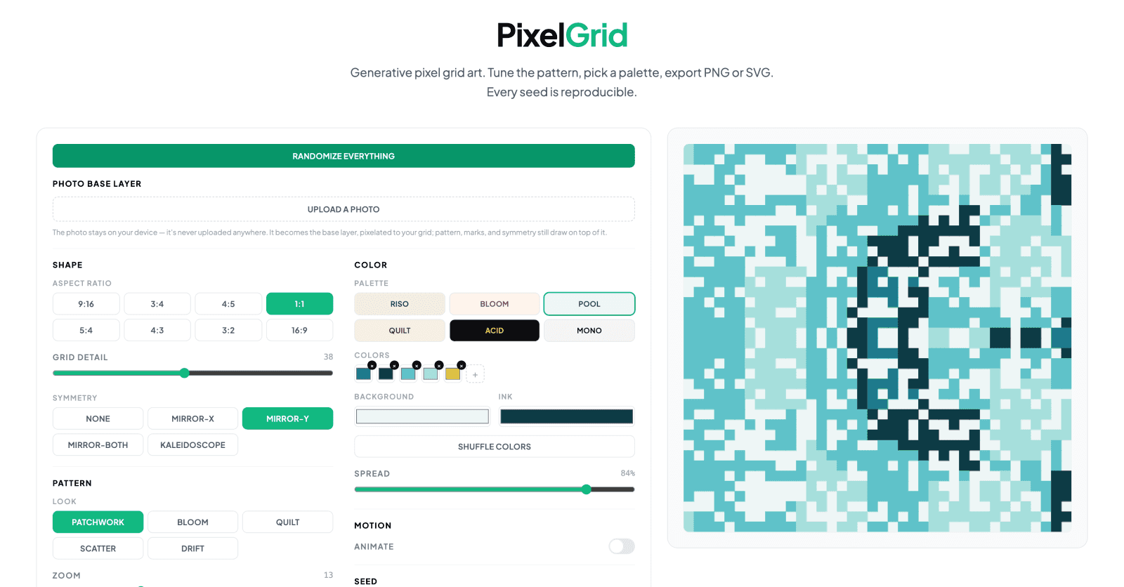 PixelGrid screenshot 1 of 3