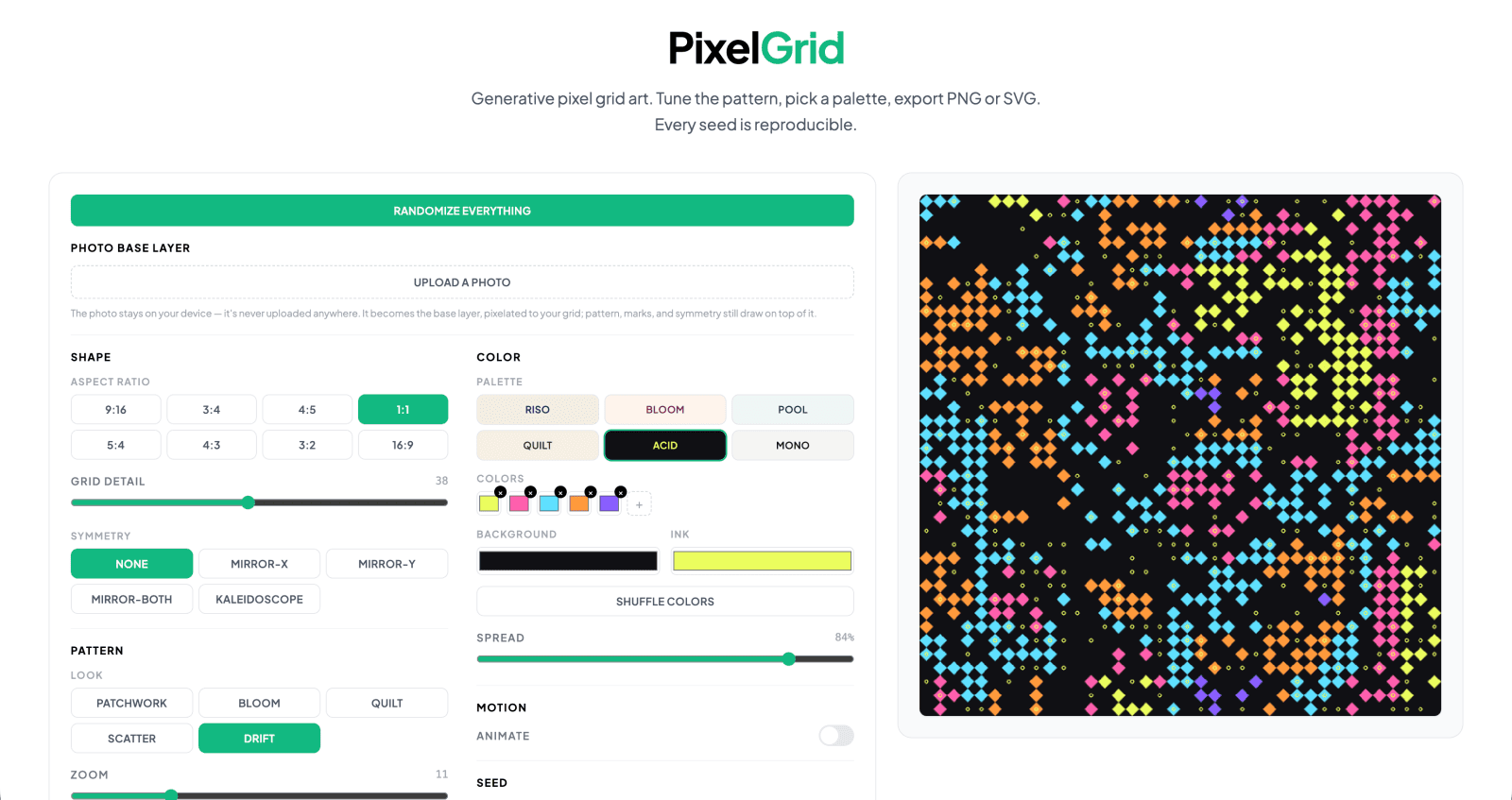 PixelGrid screenshot 2 of 3