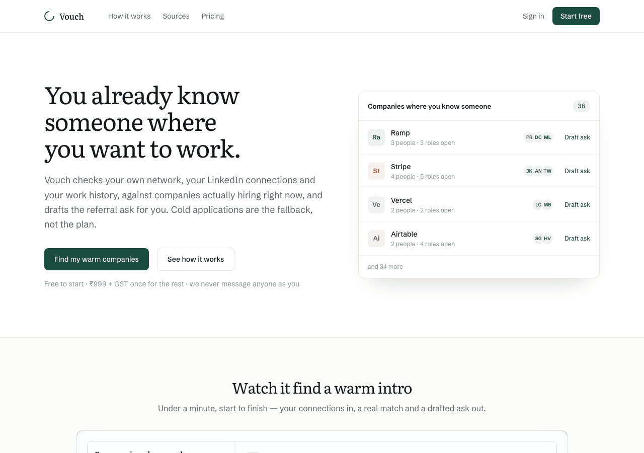 Vouch screenshot 2 of 3