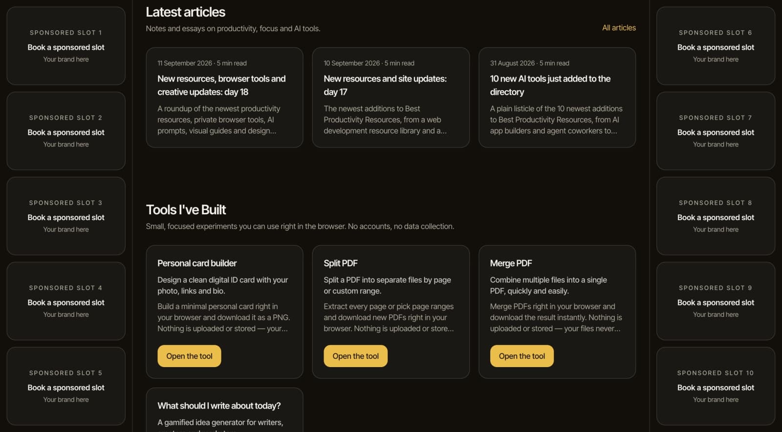 Best Productivity Resources screenshot 5 of 5
