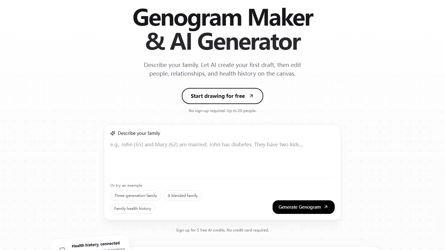 GenogramLab screenshot 1 of 2