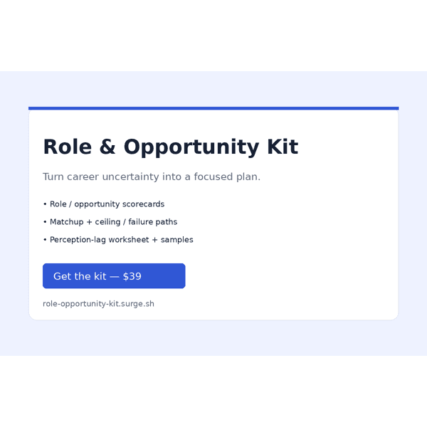 Role & Opportunity Kit logo