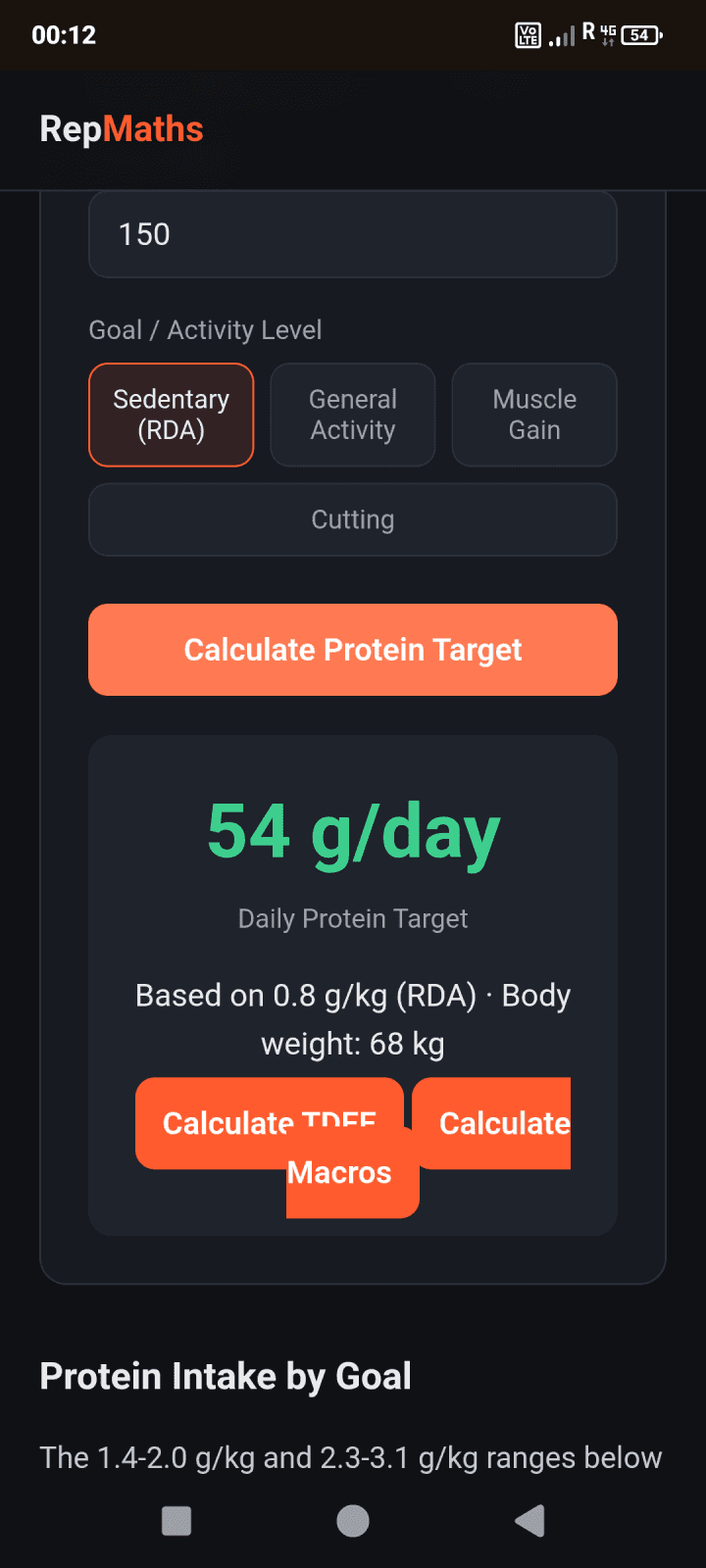 RepMaths screenshot 2 of 3