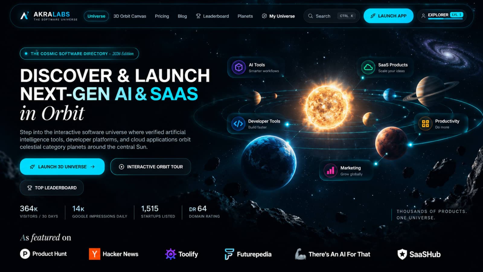 AkraLabs - Discover, launch, and distribute software.