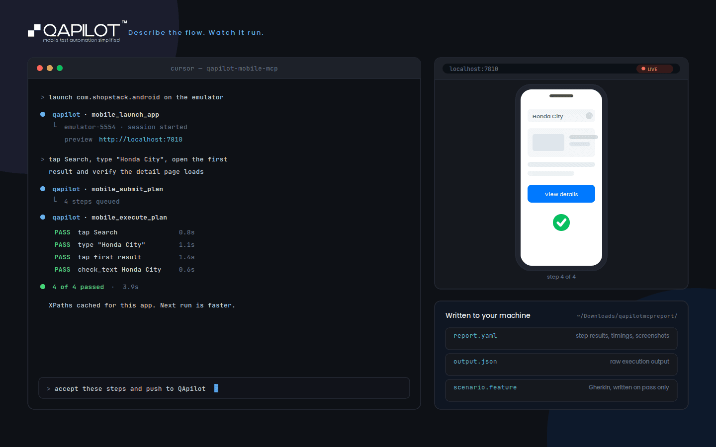 QApilot MCP CLI screenshot 2 of 4