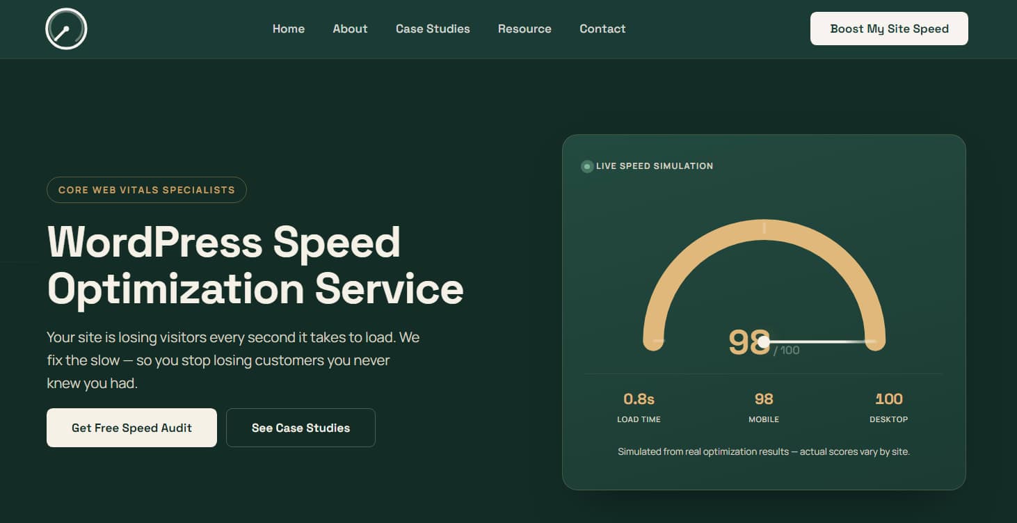 WordPress Speed Optimization Service - Fast fixes for slow WordPress sites