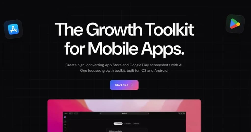 AppGrowthKit - AI screenshot maker for app stores