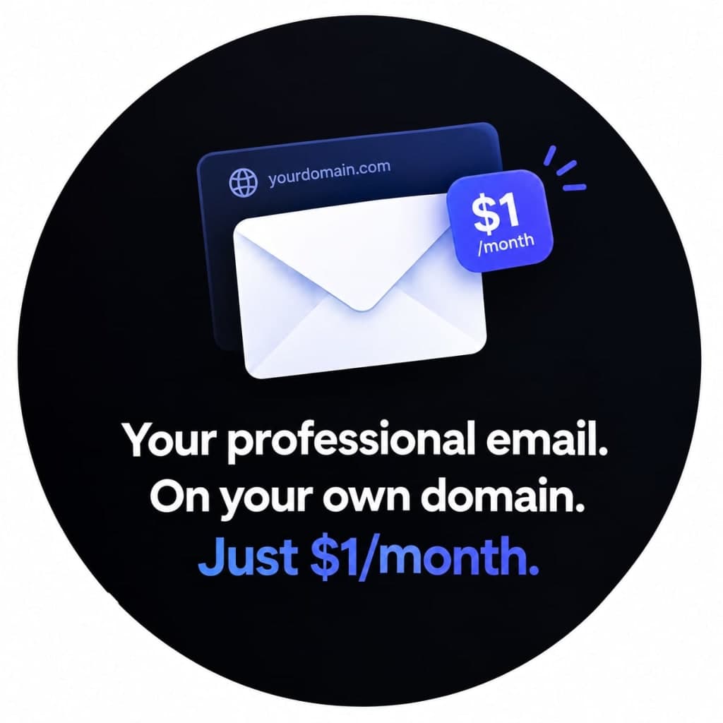 Mail For Founders - Professional email for just $1
