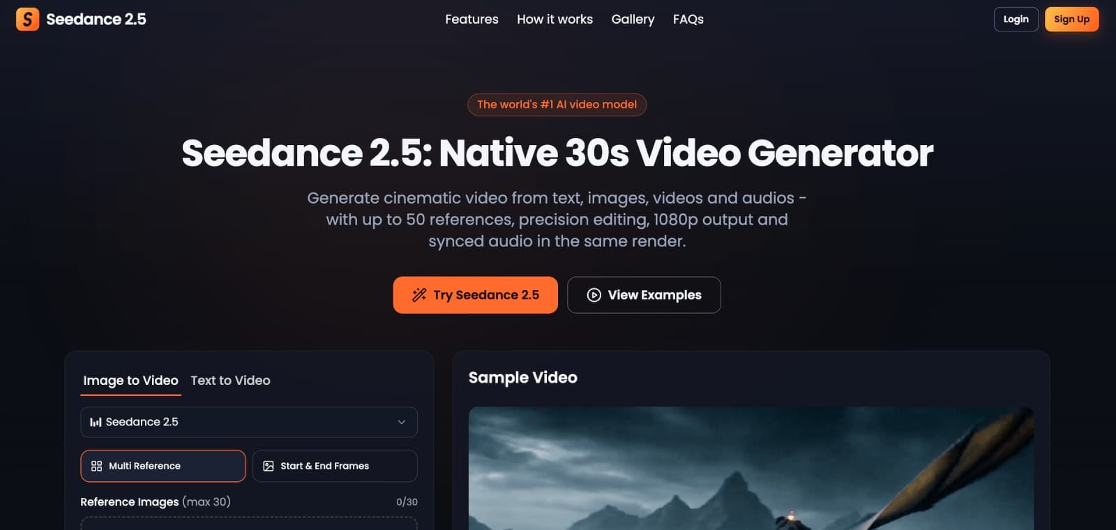 Seedance 2.5 screenshot 1 of 1